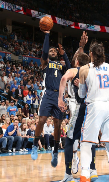 Millsap scores 36 as Nuggets top Thunder 126-125 in OT
